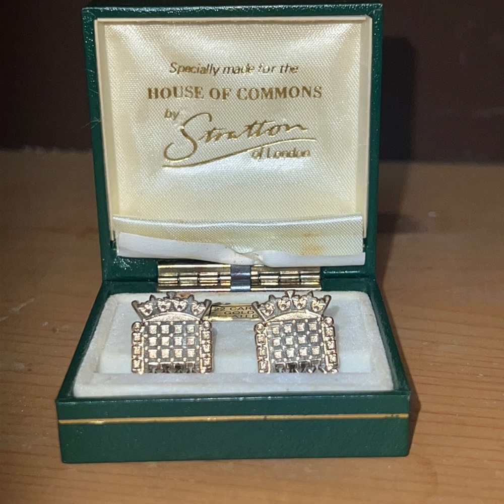 Vintage House of Commons by Stratton of London Cufflinks